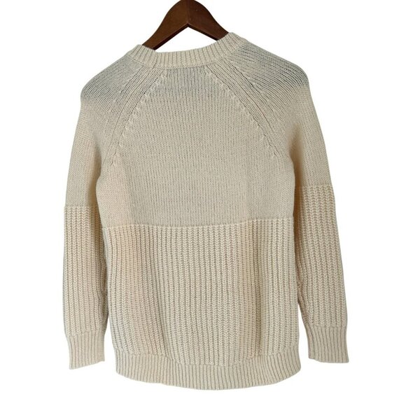 Banana Republic Italian Yarn Chunky Ribbed Knit Crewneck Size XSmall - Picture 6 of 9